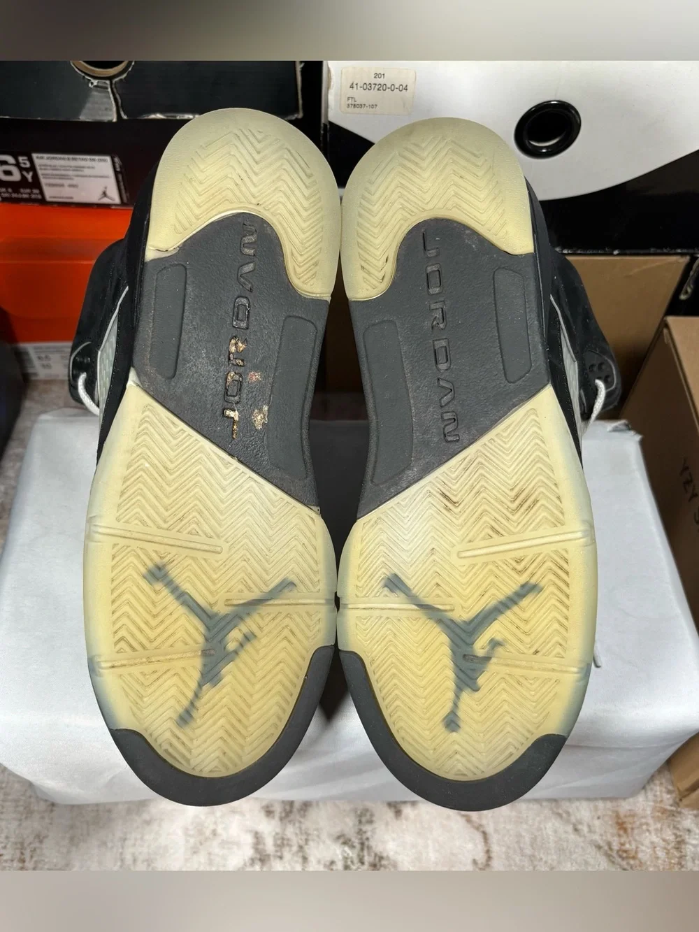 Size 6Y - Air Jordan 5 Retro OG Black Metallic Reimagined